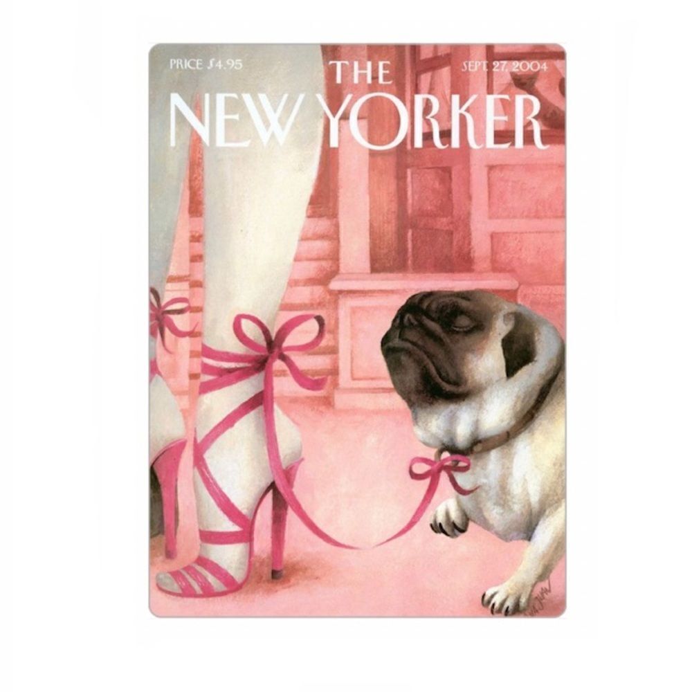 2004 New Yorker Magazine Brought to Heel Magnet